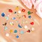 350Pcs Bracelet Charms Jewelry Making Charms Assorted Gold Plated Enamel Pendants for DIY Necklace Bracelet Earring Craft Supplies